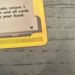 Pokemon E Reader Expedition base set Trainer Super Scoop Up 151/165 SHARP LP+ - Image 5