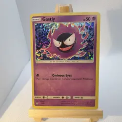 Pokemon Gastly 007/012 McDonald's 2019 Promo Holo Basic Card TCG - Image 1