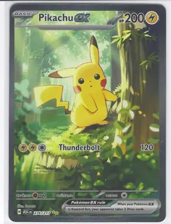 Pokemon Pikachu EX 276 Ascended Heroes Pack Fresh NM - Image 1