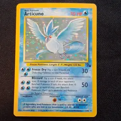 Articuno - (LP) Fossil Holo 2/62 1999 English Pokemon TCG - Image 1