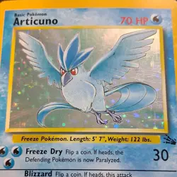 Articuno - (LP) Fossil Holo 2/62 1999 English Pokemon TCG - Image 4