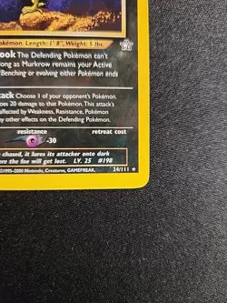 Pokemon TCG Murkrow Neo Genesis 24/111 Unlimited Rare, NM Condition - Image 5
