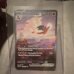 Pokemon Charizard ex Special Illustration Rare Full Art Holo 199/165 330 HP - Image 1