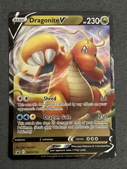 Dragonite V SWSH154 Holo Promo Sword & Shield Promo Pokemon - Image 1