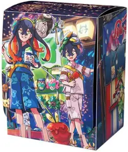 Pokemon Center Original TCG Flip deck case "Carmine & Kieran" NEW Factory Sealed - Image 1