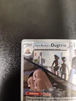 Team Rocket's Dugtrio 239/217 Illustration Rare, Ascended Heroes Pokemon TCG, NM - Image 2