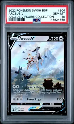 PSA 10 Arceus V SWSH204 Black Star Promo SWSH GEM MINT Pokemon 2022 - Image 1