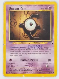 Unown 67/75 Pokemon - Neo Discovery HP - Image 1