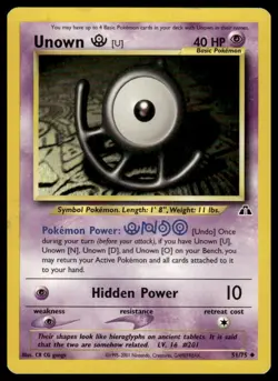 Unown [U] Neo Discovery #51/75 2001 Pokemon TCG - Image 1