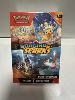 Pokemon Scarlet & Violet Surging Sparks Booster Bundle 6packs New Sealed - Image 1
