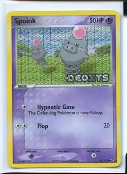 Spoink Reverse Holo Common Ex/NM 76/107 EX Deoxys Pokemon - Image 1