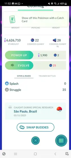 Pokemon Go Legendary Cosmog ( Normal ) - Image 2