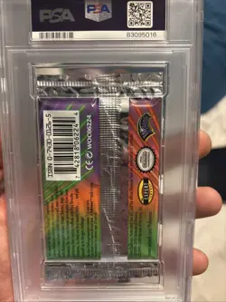 Pokemon Gym Challenge 1st Edition booster pack Blaine Art PSA 9 - Image 2