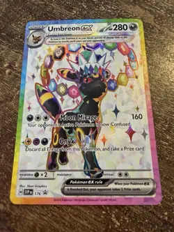 Pokemon TCG Umbreon EX 176 Black Star Promo Nm Near Mint Condition - Image 1