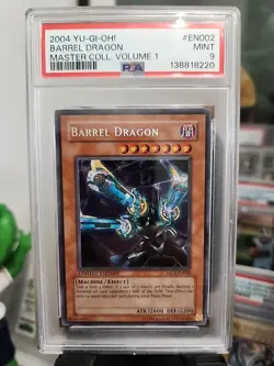2004 Yu-Gi-Oh Barrel Dragon Master Coll. Volume 1 #EN002 PSA 9 - Image 1