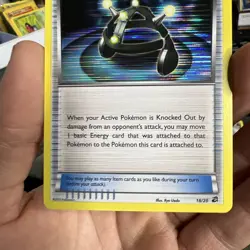 EXP Share Trainer 18/20 Dragon Vault Holo Pokemon card Trainer - Image 4