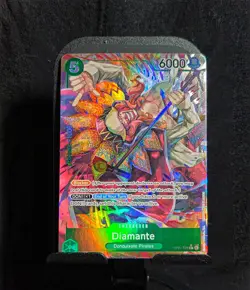 One Piece Diamante OP04-028 Blocker Holo 6000 Power Character Card - Image 1
