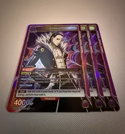 Union Arena Hunter X Hunter Chrollo UE02BT/HTR-1-037 Super Rare English Edition - Image 1