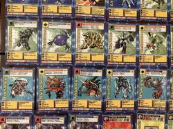 Digimon Digi Battle Cards 1999 Starter, Booster Series 1 & 2, Promos LP/MP - Image 4