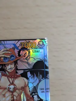 One Piece Card Carrying On His Will Portgas.D.Ace OP13-119 SEC Manga English! - Image 3