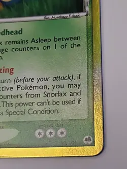 Pokemon TCG Snorlax 10/101 Delta Species Holo Card Rare 2006 LP/NR MINT - Image 5