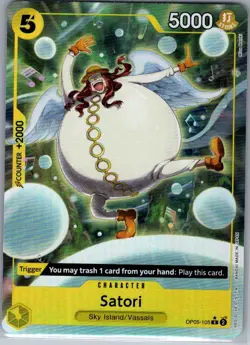 Satori (Full Art) OP05-105 English PRB01 - One Piece Card - NM - Image 1