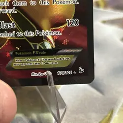 Pokemon EX Charizard Full Art Ultra Rare Card 100/106 Flashfire TCG - Image 5