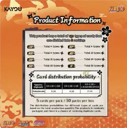 Kayou Naruto Smriti Collectible Cards Earth Scroll 001 Sea Series 1 English Box - Image 4