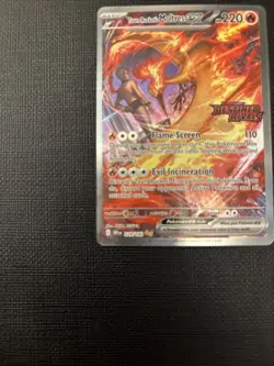 Pokemon TCG Team Rockets Moltres EX Card 229/182 Destined Rivals SIR - Image 5