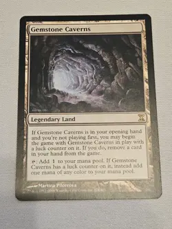 MTG Gemstone Caverns Time Spiral Regular Mythic LP - Image 1