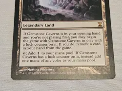 MTG Gemstone Caverns Time Spiral Regular Mythic LP - Image 2