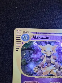 Alakazam Holo 1/165 Expedition Base Set Pokemon Card 2002 LP/NM - Image 5