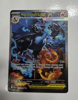 Pokemon Mega Charizard X EX Phantasmal Flames Holo Rare 125/094 360 HP - Image 1