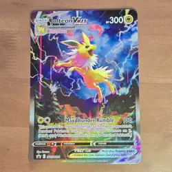 Pokemon TCG Jolteon VMAX SWSH184 JUMBO Promo Card – Oversized - Image 1