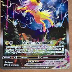 Pokemon TCG Jolteon VMAX SWSH184 JUMBO Promo Card – Oversized - Image 2