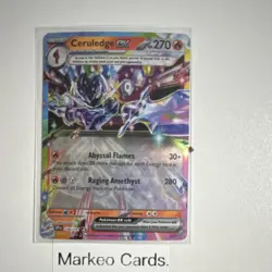 Pokemon Ceruledge EX Holo SV08 Surging Sparks 036/191 Double Rare 270 HP - Image 1
