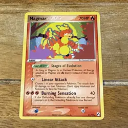 Pokemon TCG Magmar 21/92 EX Legend Maker Non Holo Rare - Image 1
