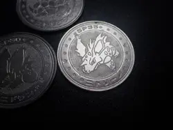 Pokemon Card Meiji Promo Metal Battle Coin x3 Nidoking Nidorina Nidoran #6315 - Image 3
