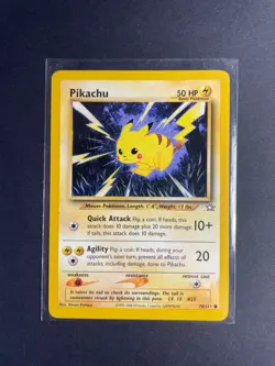 Pokemon '025 Pikachu 70/111 Neo Genesis Common Vintage GameFreak 2000 NM - Image 3