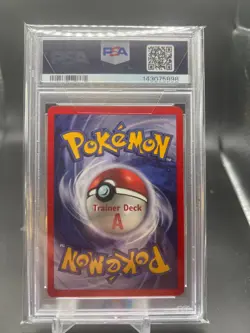 1999 Pokemon Game Trainer Deck A (Red Back) Fighting Energy PSA 9 - Image 2