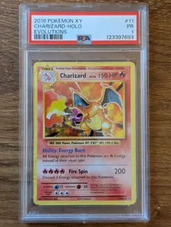 2016 Pokemon XY Evolutions PSA 1 Charizard Holo #11 FRESH GRADE CASE - Image 1