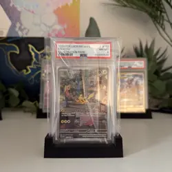 2023 POKEMON MEW EN-151 ILLUSTRATION RARE #173 PIKACHU PSA 8 - Image 1