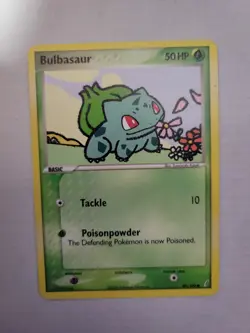 Pokemon Bulbasaur 45/100 EX Crystal Guardians 50 HP Common Regular Basic English - Image 1