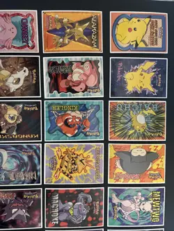 Vintage Pokemon Sticker Lot 1999 Rare Lot of 25 New Unused Stickers - Image 2