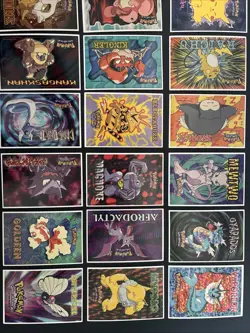 Vintage Pokemon Sticker Lot 1999 Rare Lot of 25 New Unused Stickers - Image 4