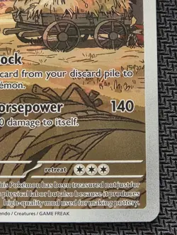Mudsdale 175/162 S&V Temperal Forces Pokemon Illustration Rare Mint Condition - Image 4