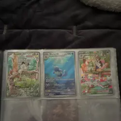 Pokemon TCG Full Art Lot - Meowth #106, Wartortle #171, Kirlia #212 - Image 1