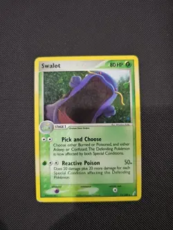Pokemon TCG Swalot EX Crystal Guardians 11/100 Holo Holo Rare - Image 1