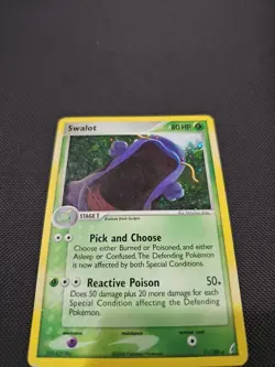 Pokemon TCG Swalot EX Crystal Guardians 11/100 Holo Holo Rare - Image 2