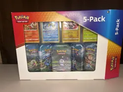 Pokemon Friends Mini Tin 5 Pack Costco Exclusive 10 Packs - Image 1